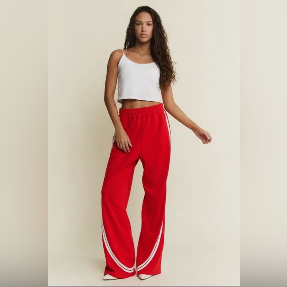 NWT SPEEDWAY WIDE LEG TRACK PANT, VARIOUS SIZES